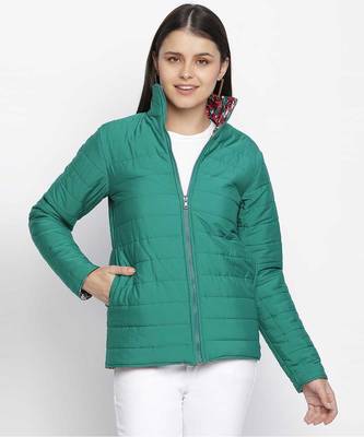 Sweetheart floralratic reversible quilted women jacket 1