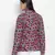 Sweetheart floralratic reversible quilted women jacket