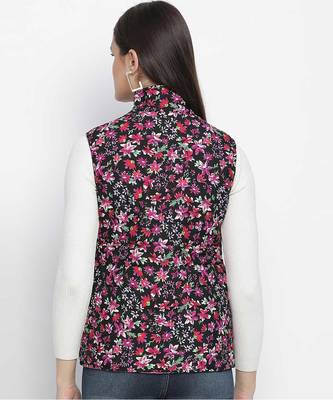 Whiz Bhang floral print reversible quilted women jacket 4
