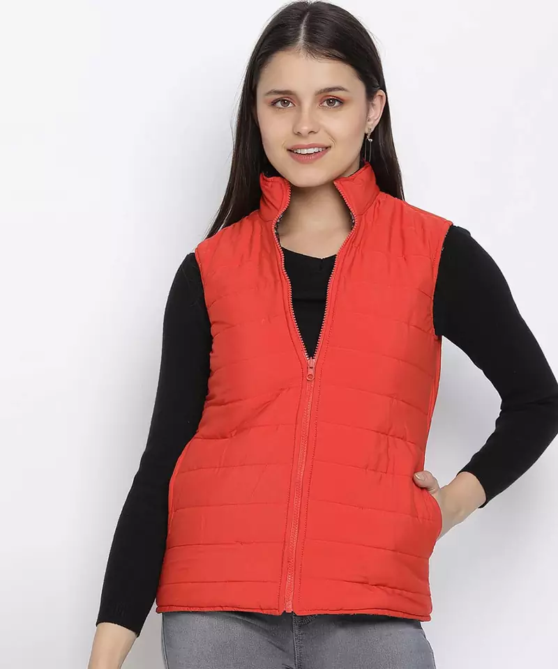 Larking symmetrical print  reversible quilted women jacket