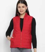 Bold redaz reversible quilted women jacket