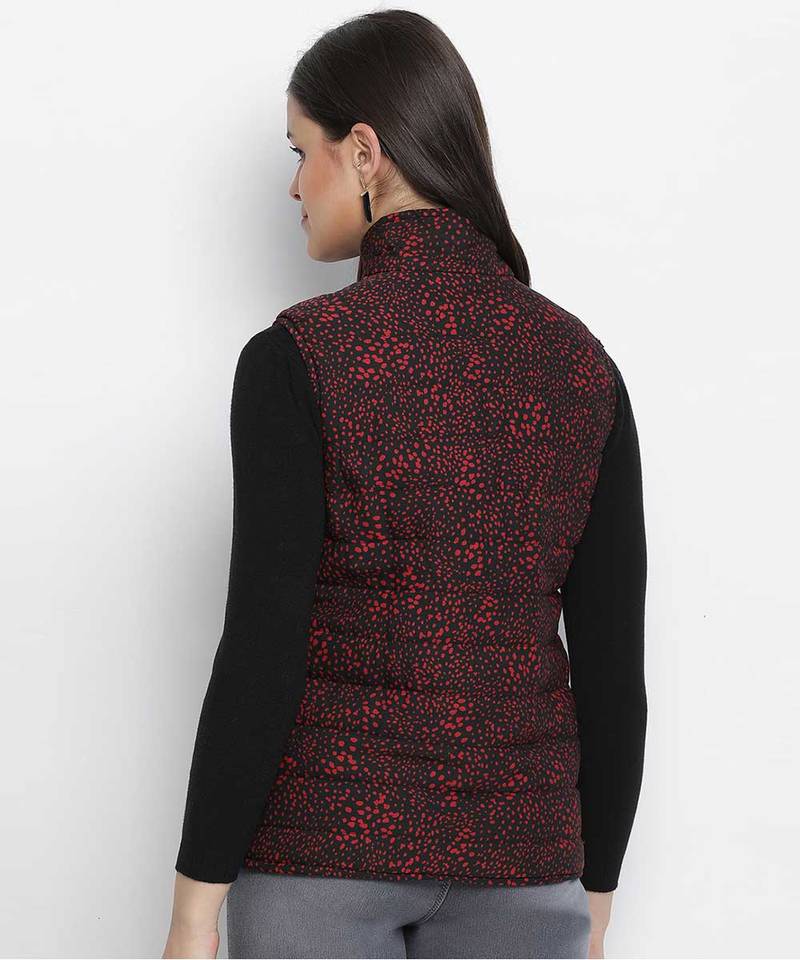Bold redaz reversible quilted women jacket