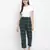 Soft green brush check women nightwear pajama