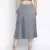Gazzing Grey pleated women skirt