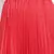 Hearted red pleated women skirt