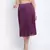 Bamber purple pleated women skirt