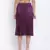 Bamber purple pleated women skirt