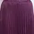 Bamber purple pleated women skirt