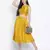 Danamic mustrad women pleated skirt