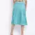 Cold turq pleated women skirt
