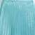 Cold turq pleated women skirt