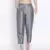Soild grey Dupion silk women pant