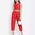 Heartly Red Dupion Silk women pant