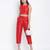 Heartly Red Dupion Silk women pant