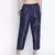 Romanlic Navy blue Dupion silk women pant