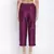 Purplesic Solid Dupion Slik Women Pant