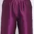 Purplesic Solid Dupion Slik Women Pant