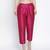 Ivolic Solid pink Dupion silk women pant