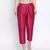 Ivolic Solid pink Dupion silk women pant