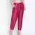 Ivolic Solid pink Dupion silk women pant