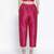 Ivolic Solid pink Dupion silk women pant