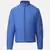 Diva blue floral printed reversible quilted girl jacket
