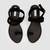 Purely Lush Black Strappy Flats  for Women