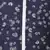 Diva blue floral printed reversible quilted girl jacket