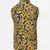 Happy sunflower printed reversible quilted girl jacket