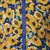 Happy sunflower printed reversible quilted girl jacket