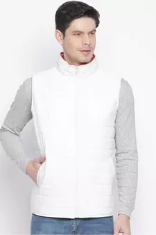 Super cool red color Reversible Quilted men Jacket