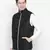 Vibrant black printed mezz  Reversible Quilted men Jacket