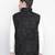 Vibrant black printed mezz  Reversible Quilted men Jacket