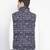 Funky blue printed Reversible Quilted men Jacket