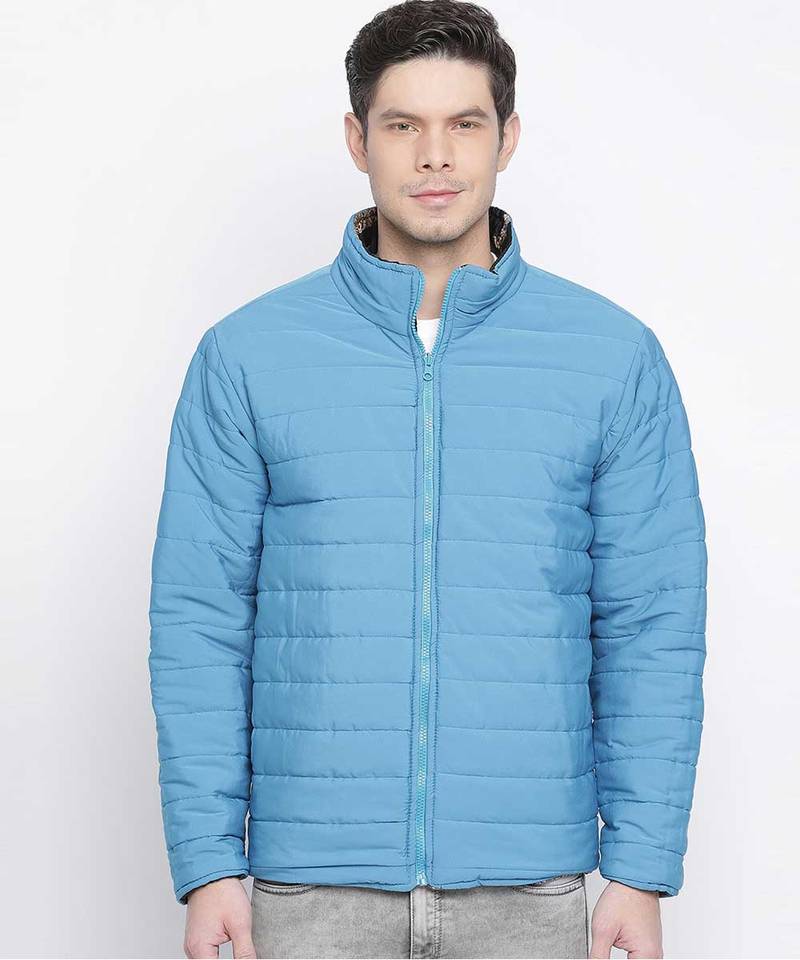 Modish hanute animal print Reversible Quilted men Jacket