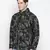 sallin black tropical printed reversible Quilted mens jacket