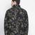 sallin black tropical printed reversible Quilted mens jacket