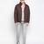 Sandy brown printed  Reversible Quilted men Jacket