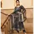 Pheeta Grey Gold Hand Block Print with Gold Printed Dupatta