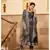 Pheeta Grey Gold Hand Block Print with Gold Printed Dupatta