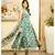 Pheeta Dark Green Color Hand Block Kurta with Floral Gold Dupatta and Pants