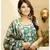 Pheeta Dark Green Color Hand Block Kurta with Floral Gold Dupatta and Pants