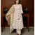 Pheeta White Booti Floral Suit Set