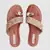 Purely Lush Stone Embelllished Festive Vegan Flat  for Women