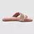 Purely Lush Stone Embelllished Festive Vegan Flat  for Women