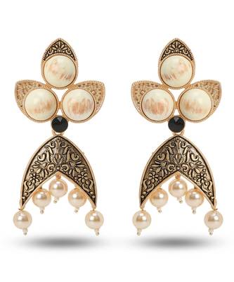 Seevee Fashion Beautiful Long Earrings Zircon Zinc Drops & Danglers 2