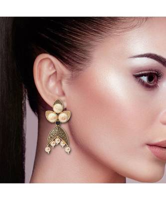 Seevee Fashion Beautiful Long Earrings Zircon Zinc Drops & Danglers 3