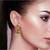 Traditional Indian Design Multicolor Floral Jhumka Earrings