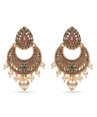 Beautiful indian Design Chandbali Earrings 1