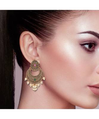 Beautiful indian Design Chandbali Earrings 3